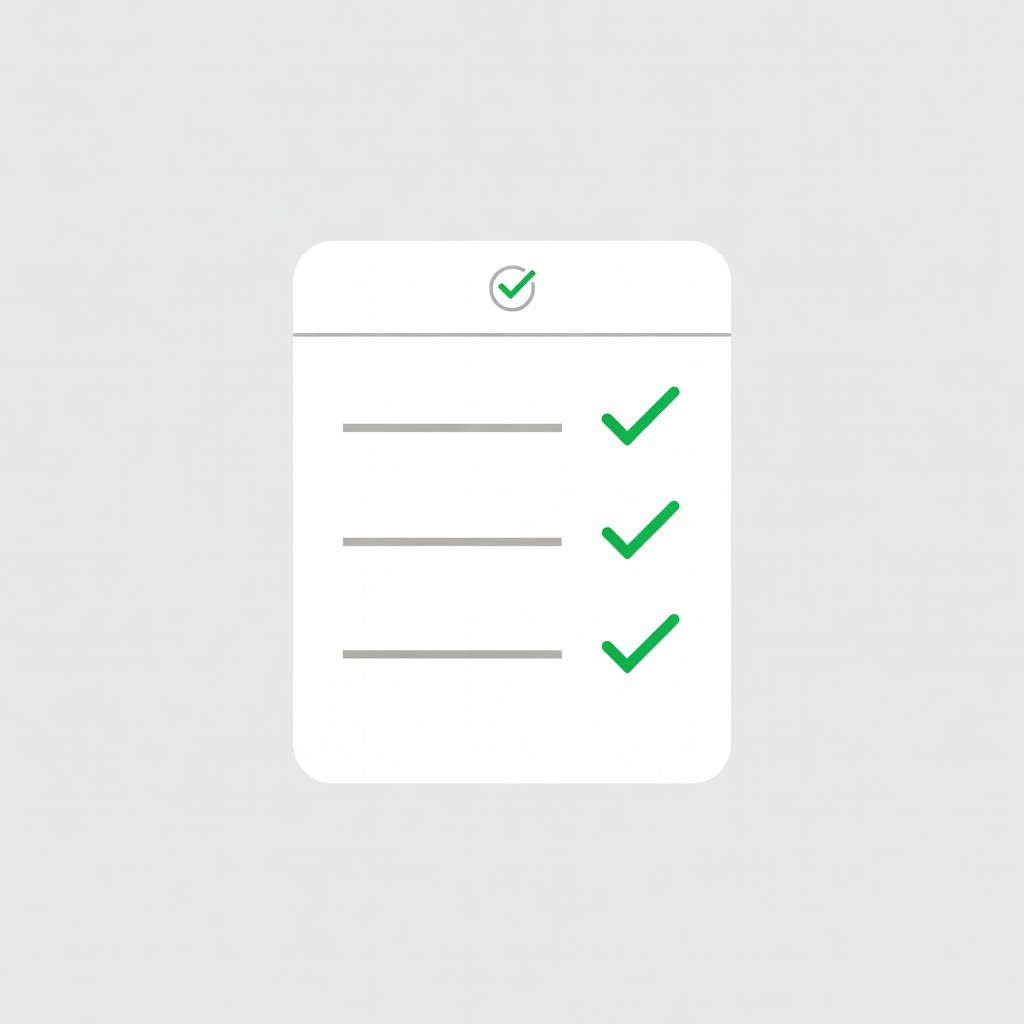 Checklist habit tracking method