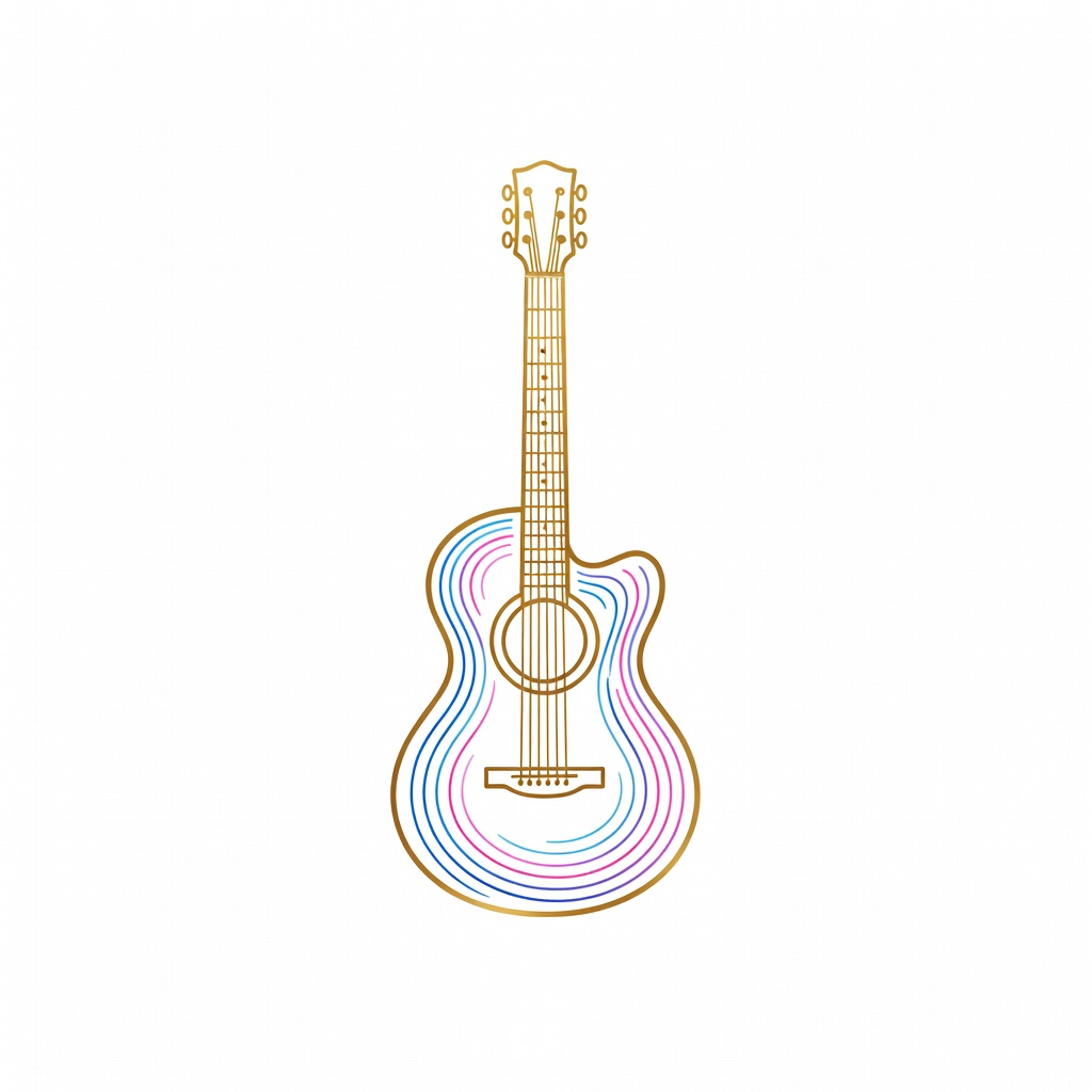 Daily guitar practice tracked consistently for creative growth