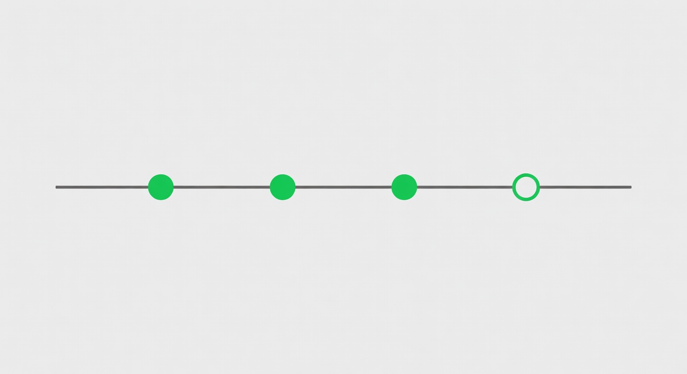 Progress bar tracking visualization